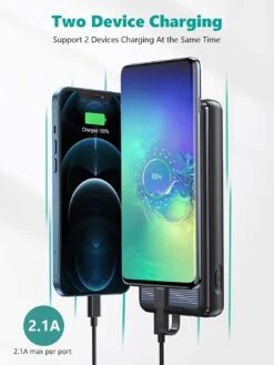 Batterie Solaire Externe 26800mAh -Monde Electronique Batterie externe Solaire Rsesun charge simultane