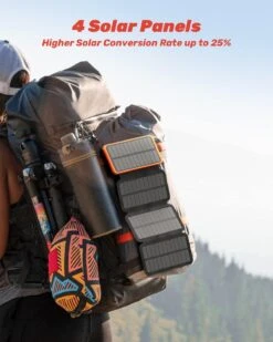 Power Bank Solaire Pour Téléphones -Monde Electronique Batterie externe Solaire iPhone panneaux