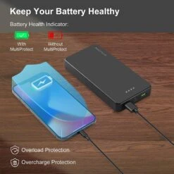 Batterie Externe Svartgoti 20000mAh -Monde Electronique Batterie externe Svartgoti 20000mAh iphone