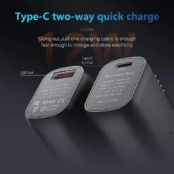 Batterie Portable Avec Support De Charge -Monde Electronique Batterie externe TNTOR 10000mAh port