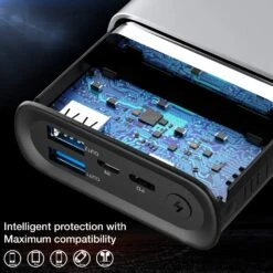 Batterie Externe TOZO 20000 MAh -Monde Electronique Batterie externe TOZO 20000mAh technologie de protection