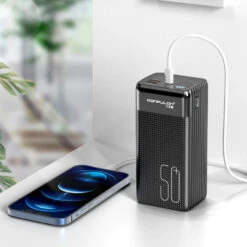 Batterie Externe Type C De 50000 MAh 16 Batterie Externe Type C De 50000 MAh -Monde Electronique Batterie externe Type C de 50000 mah rapide 1