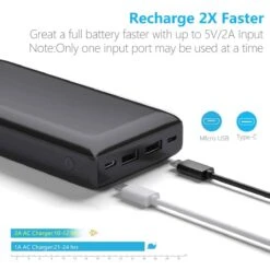 Batterie Externe USB C Lithium Ion 7 Batterie Externe USB C Lithium Ion -Monde Electronique Batterie externe USB C Lithium Ion recharge 2 fois plus vite