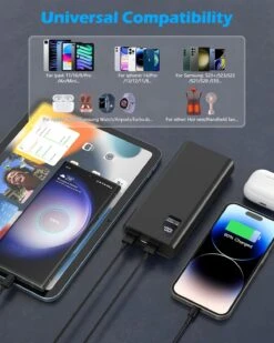 Batterie Portable Pour Téléphone 22.5W 12 Batterie Portable Pour Téléphone 22.5W -Monde Electronique Batterie externe VERBATIM 20000mAh iphone