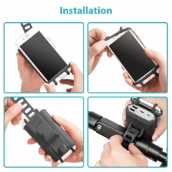 Batterie Externe Vélo 10000mAh -Monde Electronique Batterie externe Velo de 10000mAh Installation