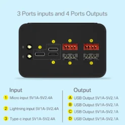 Batterie Portable 50000mAh Pour Xiaomi 9 Batterie Portable 50000mAh Pour Xiaomi -Monde Electronique Batterie externe Xiaomi 50000 mAh ports USB