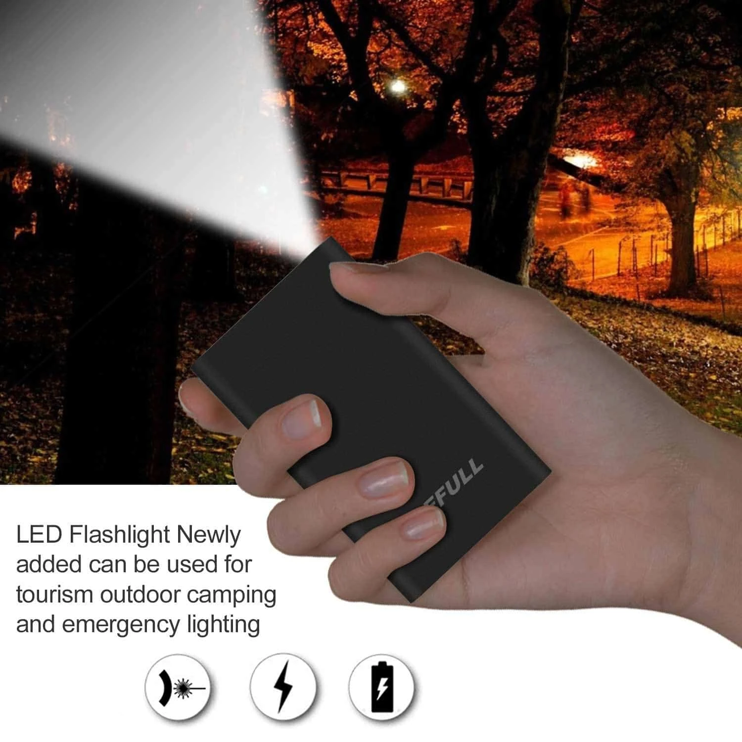 Batterie Externe 10000mAh Avec LED 6 Batterie Externe 10000mAh Avec LED – Image 4