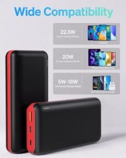 Batterie Externe De 27000 MAh PowerBank 12 Batterie Externe De 27000 MAh PowerBank -Monde Electronique Batterie externe de 27000mAh PowerBank grande compatibilite