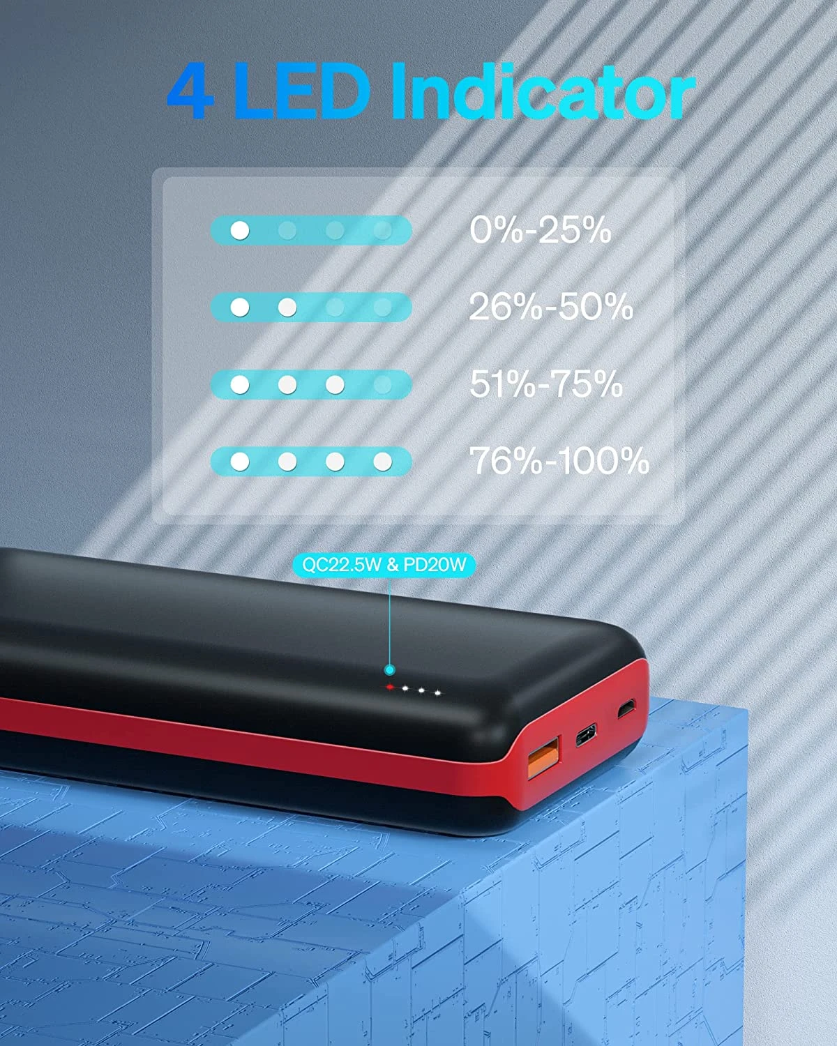 Batterie Externe De 27000 MAh PowerBank 9 Batterie Externe De 27000 MAh PowerBank – Image 7