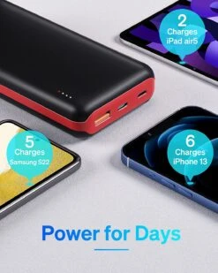 Batterie Externe De 27000 MAh PowerBank 14 Batterie Externe De 27000 MAh PowerBank -Monde Electronique Batterie externe de 27000mAh PowerBank puissance jours