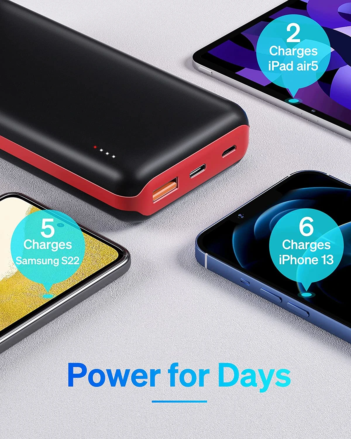 Batterie Externe De 27000 MAh PowerBank 7 Batterie Externe De 27000 MAh PowerBank – Image 5