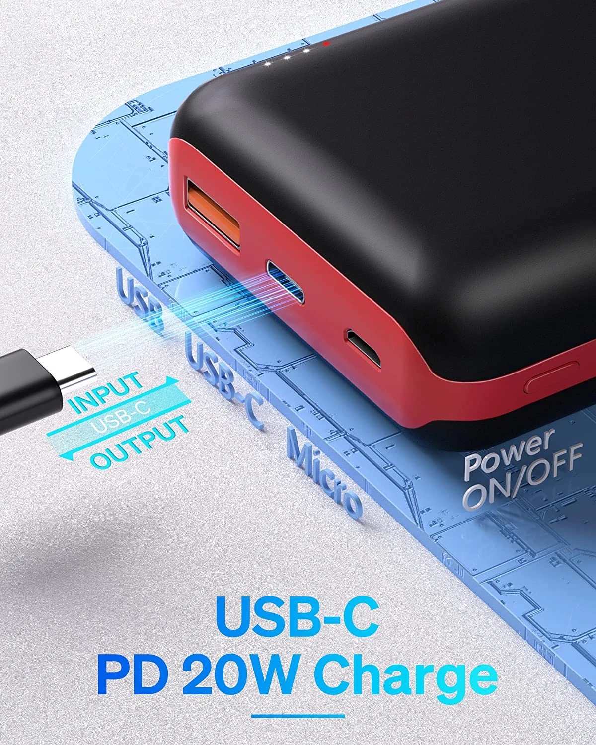 Batterie Externe De 27000 MAh PowerBank 8 Batterie Externe De 27000 MAh PowerBank – Image 6