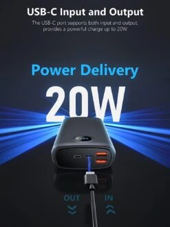 Batterie Externe 27000 MAh / 5 Volts -Monde Electronique Batterie externe de 5V 27000mAh 20 watts