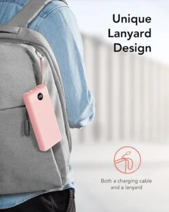 Batterie Externe IWalk 20000mAh -Monde Electronique Batterie externe iWalk 20000mAh laniere