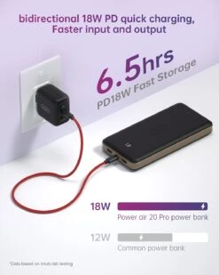 Batterie Externe Imuto 20000mAh 9 Batterie Externe Imuto 20000mAh -Monde Electronique Batterie externe imuto 20000mAh 6.5 heures de recharge