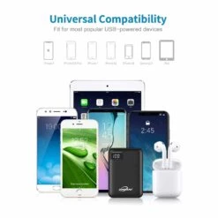 Batterie Externe 10000mAh La Plus Légère -Monde Electronique Batterie externe la plus legere 10000mAh compatibiltie universelle