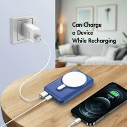 Batterie Externe Magnétique 10000mAh 8 Batterie Externe Magnétique 10000mAh -Monde Electronique Batterie externe magnetique charge pendant qu elle charge