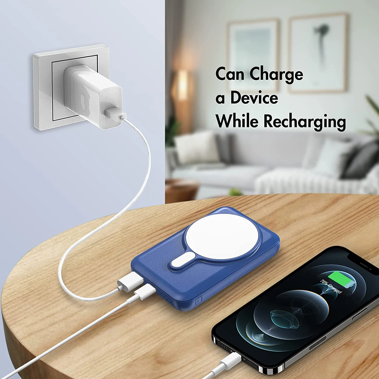 Batterie Externe Magnétique 10000mAh 5 Batterie Externe Magnétique 10000mAh – Image 3