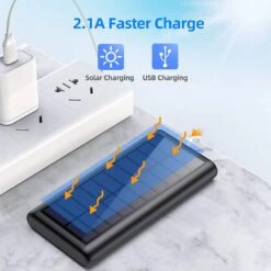 Batterie Externe Solaire Randonnée Léger 9 Batterie Externe Solaire Randonnée Léger -Monde Electronique Batterie externe randonnee leger panneau solaire