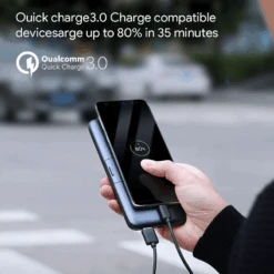 Batterie Externe Sans Fil Aukey -Monde Electronique Batterie externe sans fil Aukeycharge rapide