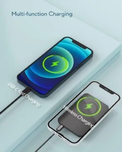 Batterie Externe Sans Fil Mini -Monde Electronique Batterie externe sans fil Mini multi fonction