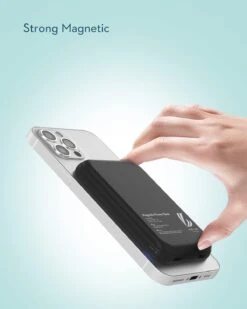 Batterie Externe Sans Fil Mini -Monde Electronique Batterie externe sans fil Mini strong magnetic