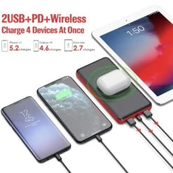 Batterie Externe Sans Fil Samsung S10 7 Batterie Externe Sans Fil Samsung S10 -Monde Electronique Batterie externe sans fil Samsuing S10 2 USB Power Delivery