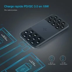 Batterie Externe Sans Fil IPhone 7 -Monde Electronique Batterie externe sans fil iPhone 7 charge rapide