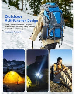 Power Bank Panneau Solaire 36000mAh -Monde Electronique Batterie externe solaire 36000mAh DG sac a dos