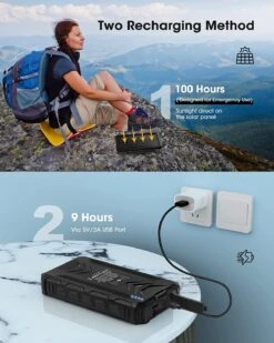 Batterie Externe Solaire DJROLL 17 Batterie Externe Solaire DJROLL -Monde Electronique Batterie externe solaire DJROLL charge rayons solaires