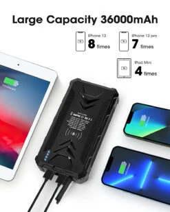 Batterie Externe Solaire DJROLL 11 Batterie Externe Solaire DJROLL -Monde Electronique Batterie externe solaire DJROLL grande capacite