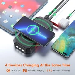 Batterie Externe Solaire Poweradd -Monde Electronique Batterie externe solaire Poweradd sans fil