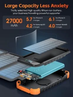 Batterie Externe Solaire Charge Rapide 14 Batterie Externe Solaire Charge Rapide -Monde Electronique Batterie externe solaire charge rapide nombre de charge