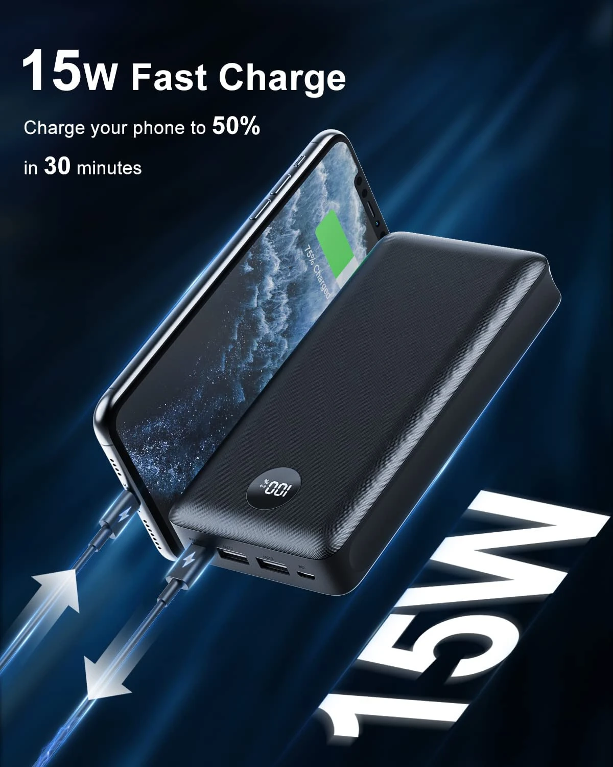 Batterie Portable 26800 MAh Conxwan 4 Batterie Portable 26800 MAh Conxwan – Image 2