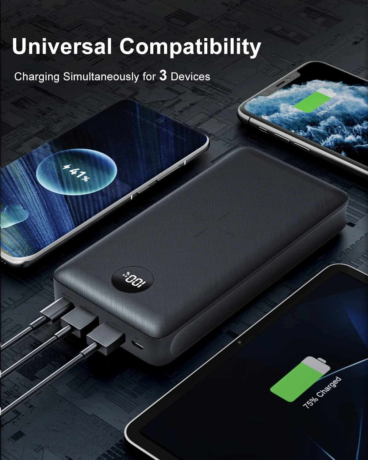 Batterie Portable 26800 MAh Conxwan 5 Batterie Portable 26800 MAh Conxwan – Image 3