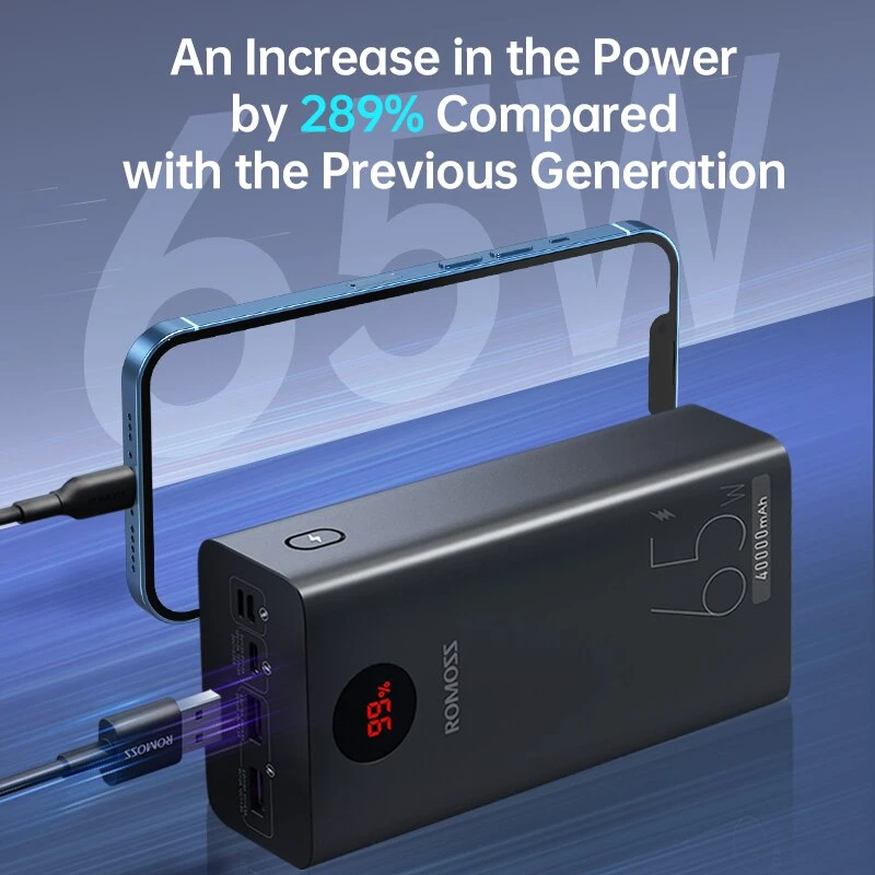 Batterie Portable 65W De 40000 MAh 5 Batterie Portable 65W De 40000 MAh – Image 3