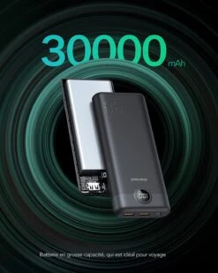 Batterie Portable Charmast 30000 MAh 11 Batterie Portable Charmast 30000 MAh -Monde Electronique Batterie portable Charmast 30 000 mAh grande capacite