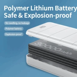 Batterie Externe 30000 MAh Rapide -Monde Electronique Batterie portable Remax de 30 000 mAh securisee