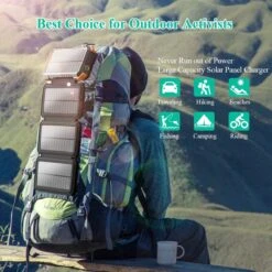 Batterie Portable Solaire USB Type-C -Monde Electronique Batterie portable Solaire USB Type C sac a dos