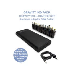 Batterie Portable Sunslice 26800 MAh 100W -Monde Electronique Batterie portable Sunslice 26800mAh 100W cable offert