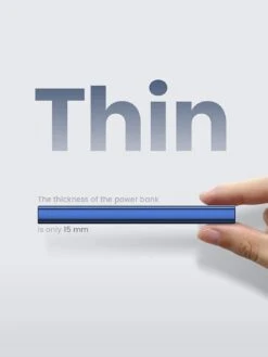 Batterie Portable De 10000 MAh TOPK 20W -Monde Electronique Batterie portable de 10000mAh TOPK 20W fine