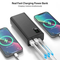 Batterie Portable De 50000 MAh Toospon -Monde Electronique Batterie portable de 50 000 mAh Toospon charge simultanee