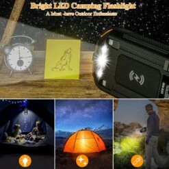 Batterie Chargeur Solaire 26800 MAh -Monde Electronique Batterie solaire 36000mAh Leo Way camping