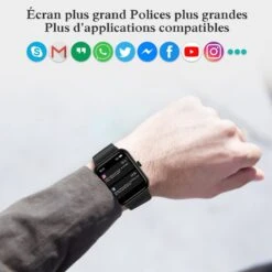Montre Connectée Multifonction Bluetooth -Monde Electronique Blackview Montre connectee Homme applications