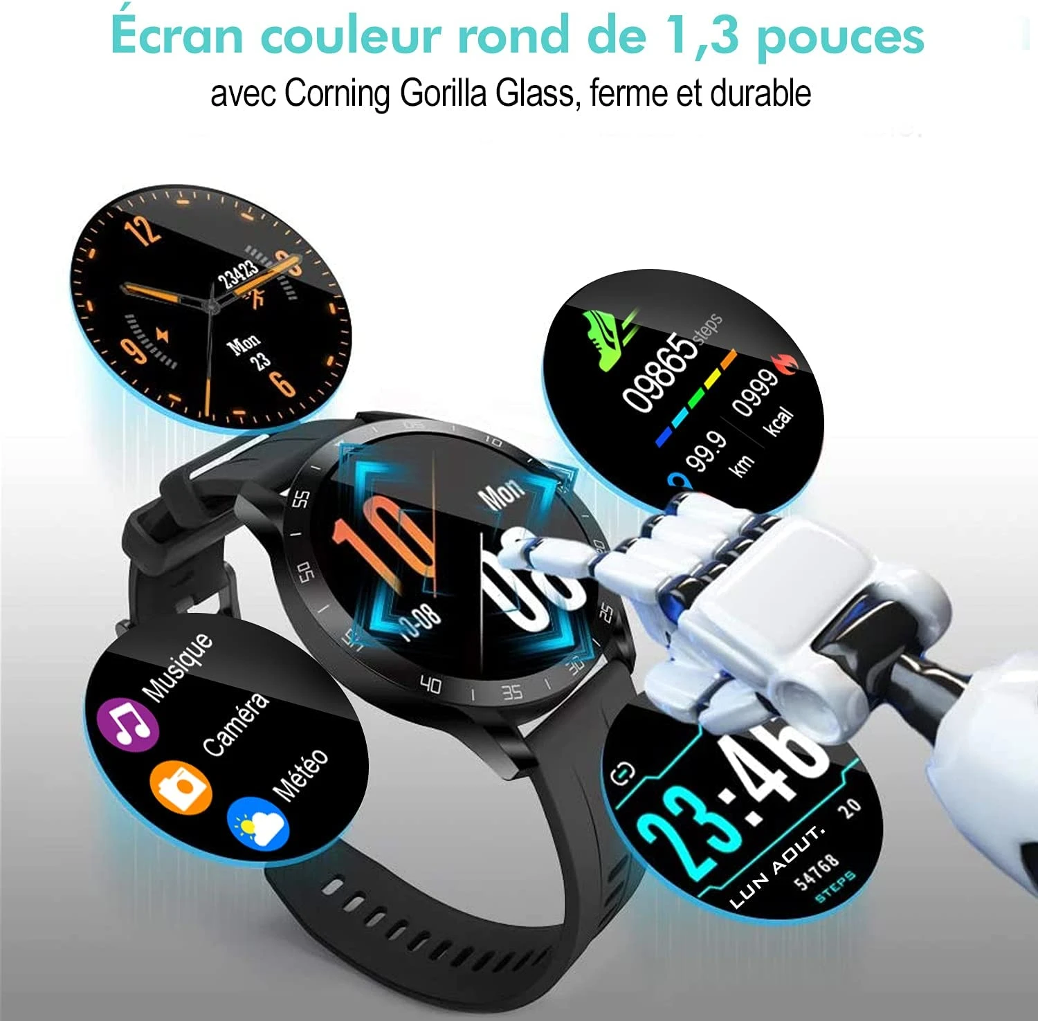 Montre Connectée Sport Intelligente 7 Montre Connectée Sport Intelligente – Image 5