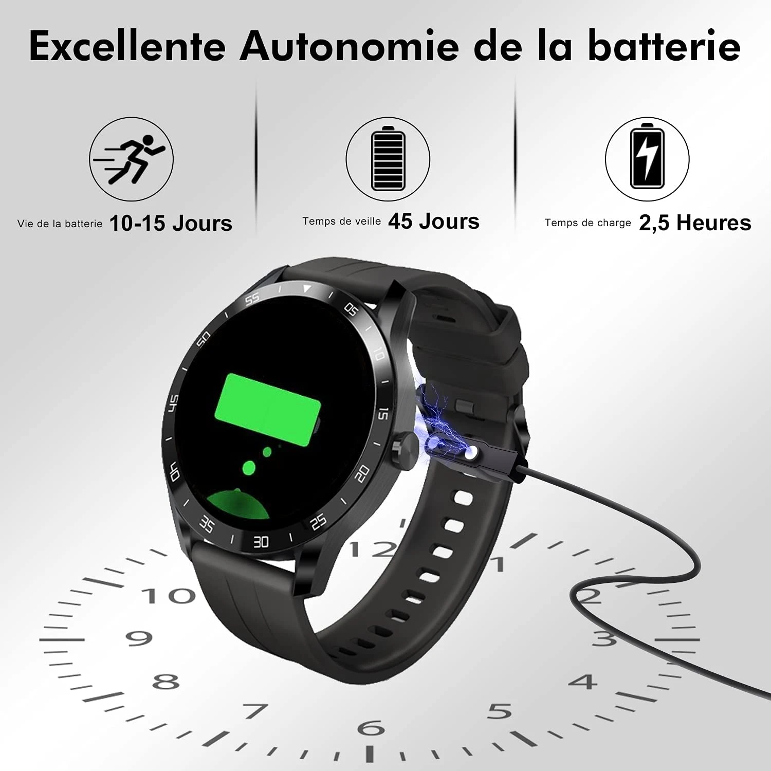 Montre Connectée Sport Intelligente 5 Montre Connectée Sport Intelligente – Image 3