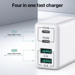 Bloc Chargeur USB-C -Monde Electronique Bloc Chargeur USB C plusieurs ports