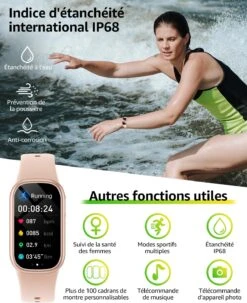Bracelet Connecté Femme -Monde Electronique Bracelet Connecte Femme Discret waterproof