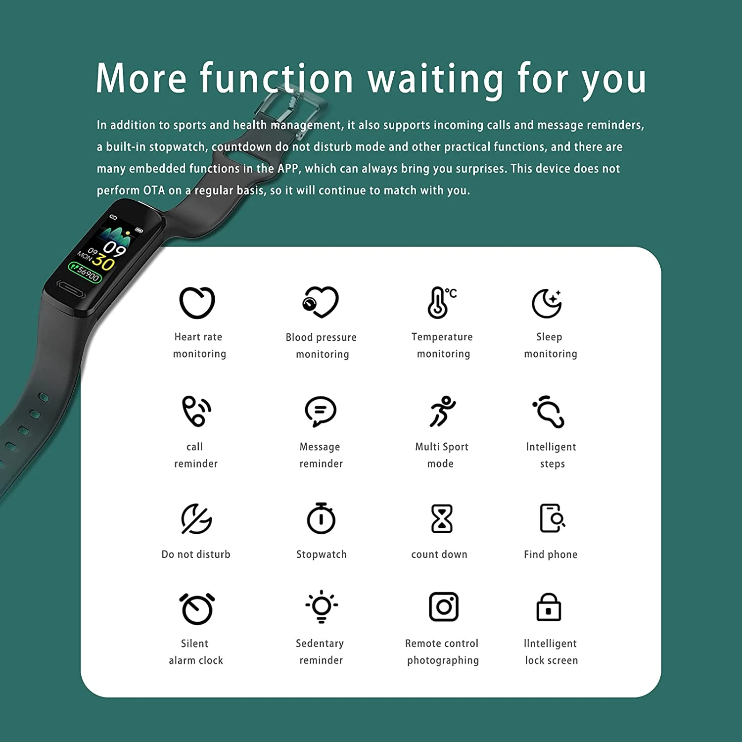 Bracelet Connecté Adolescent SUPBRO 8 Bracelet Connecté Adolescent SUPBRO – Image 6