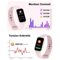 Bracelet Connecté Sport Pour Femme -Monde Electronique Bracelet connectee femme Iowodo capteurs